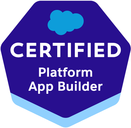 Imagen de la certificación Salesforce Platform App Builder